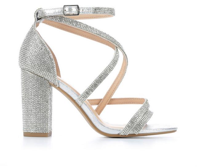 Women's Y-Not Luisa-S Special Occasion Shoes in Silver Shimmer color