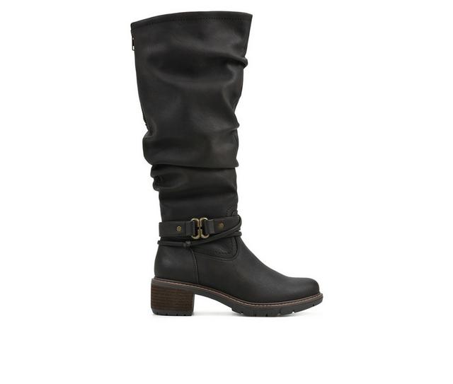 Women's White Mountain Crammers Knee High Boots in Dark Brown color