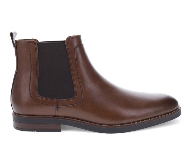Men's Dockers Brookside Chelsea Boots in Cognac color