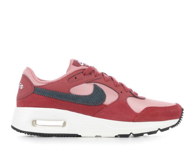 Women's Nike Air Max SC SE Corduroy Sneakers in Red/Pink color