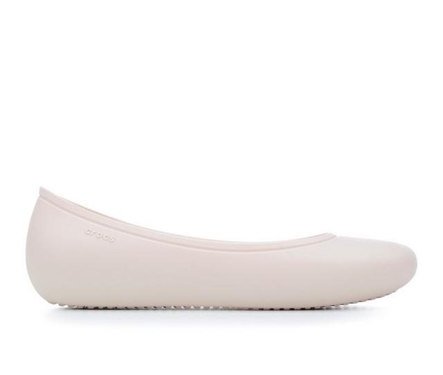 Women's Crocs Brooklyn Flats in Quartz color