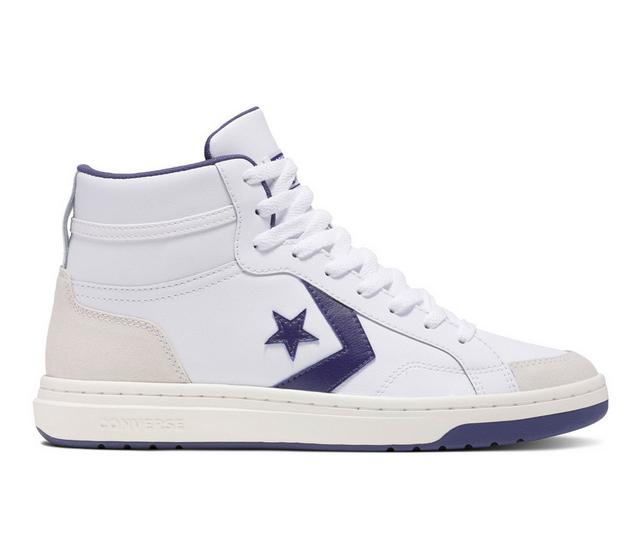 Men's Converse Pro Blaze Classic High Sneakers in White/Navy color