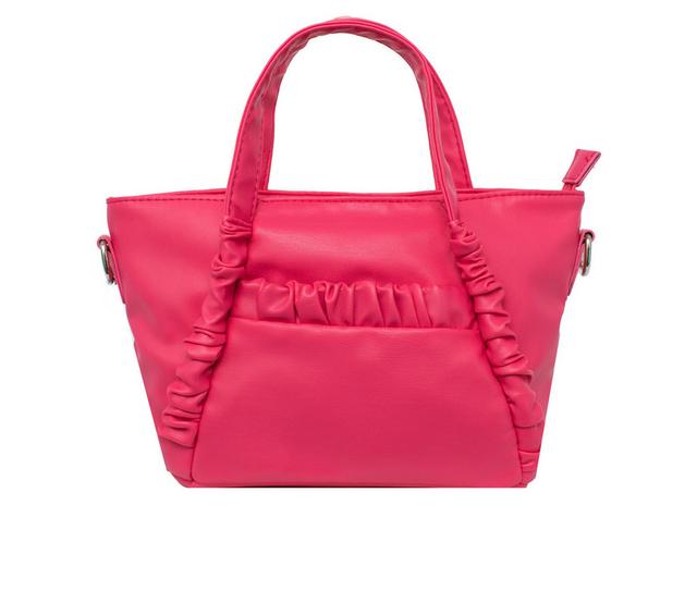 Olivia & Kate Zenya Satchel Handbag in Pink color