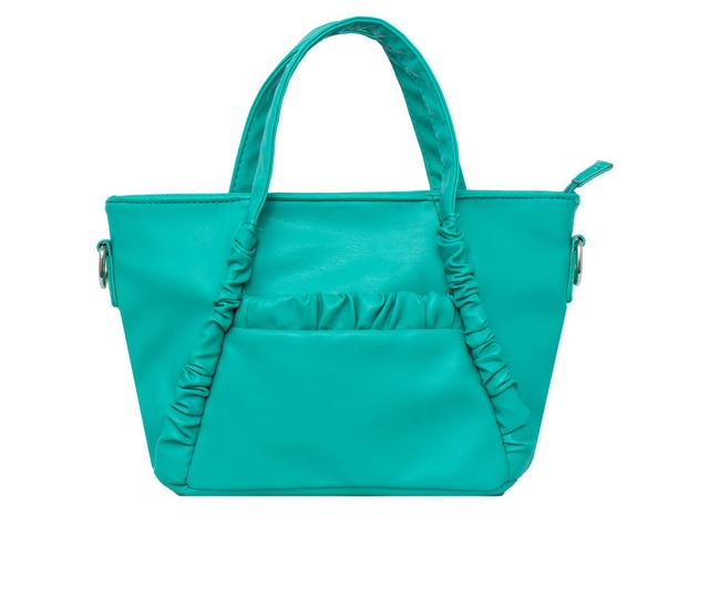 Olivia & Kate Zenya Satchel Handbag in Green color