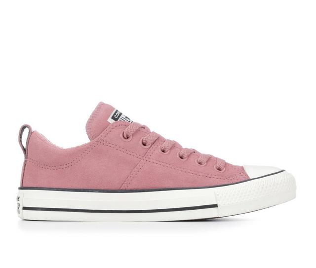 Women's Converse Chuck Taylor All Star Madison Ox Suede Sneakers in Flamingo/Black color