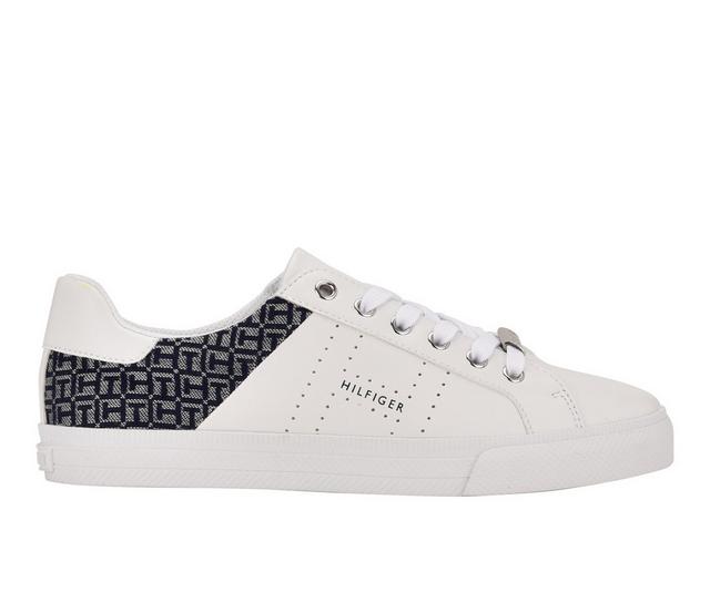 Women's Tommy Hilfiger Lorio Fashion Sneakers in White/Navy color