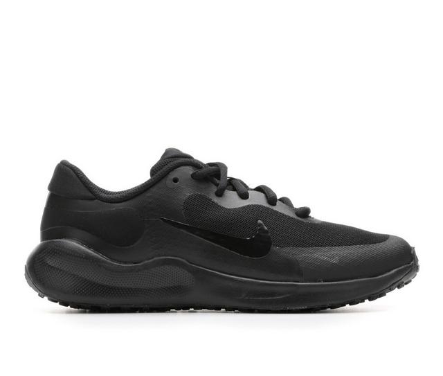 Boys' Nike Little Kid & Big Kid Revolution 7 Running Shoes in Blk/Anthracite color