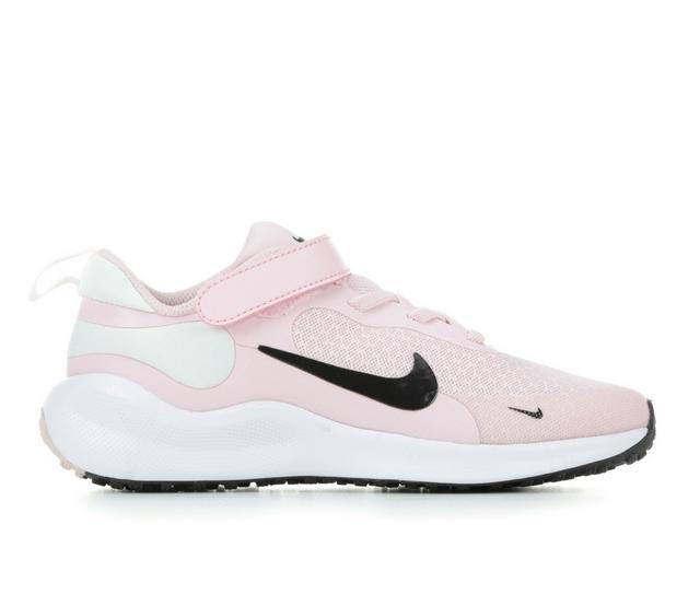 Girls' Nike Toddler & Little Kid Revolution 7 Running Shoes in PnkFom/Bk/Wh/Wh color