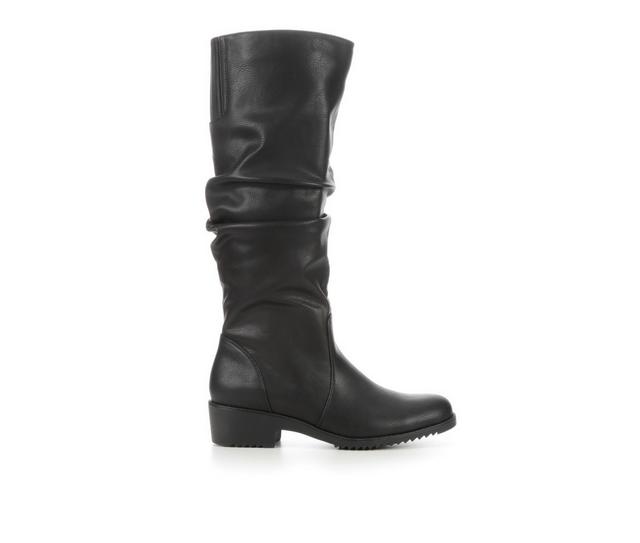 Women's Solanz Devora Knee High Boots in Black color