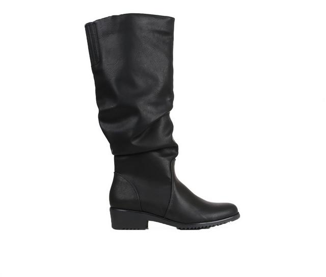 Women's Solanz Devora Knee High Boots in Black WC color