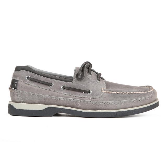 Men's Sperry Mako 2 Eye Boat Shoes in Grey color