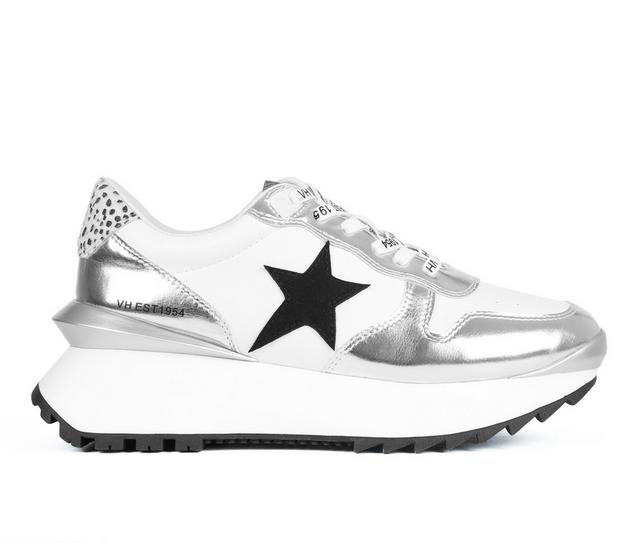 Women's VINTAGE HAVANA Baxter Sneakers in White/Silver color