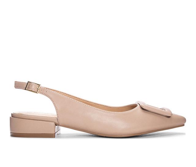Women's CL By Laundry Sweetie Low Heeled Pumps in Nude color