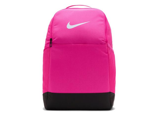 Nike Brasilia 9.5 Backpack in Laser Fuchisa color