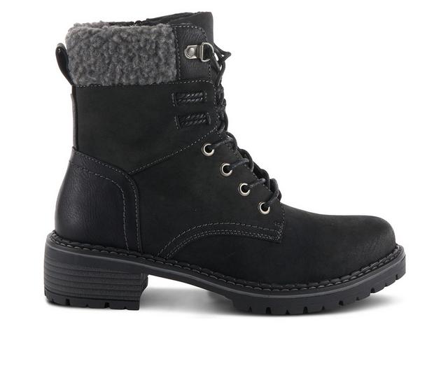 Women's Patrizia Jordyn Combat Boots in Black color