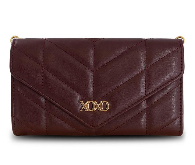 XOXO Evelyn Wallet in Burgundy color
