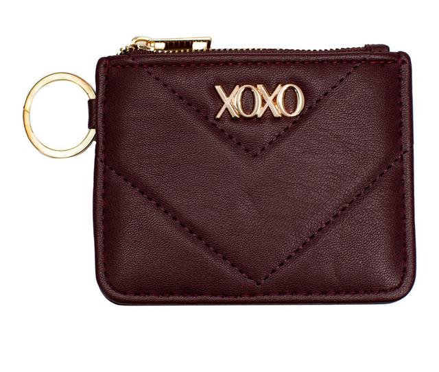 XOXO Gianna Mini Wallet in Burgundy color