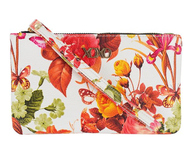 XOXO Sarabeth Wristlet in White/Pink color