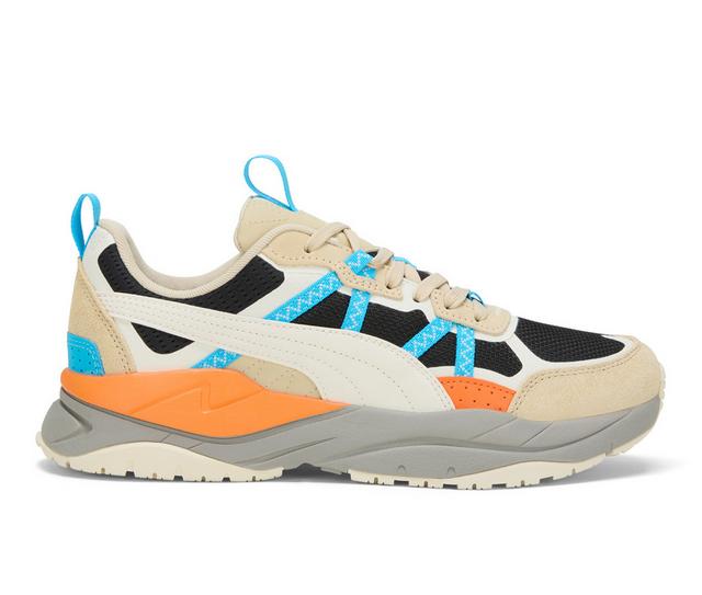 Men's Puma X-Ray Tour Fashion Sneakers in Blk/Putty/Blue color