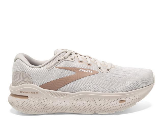 Women's Brooks Ghost Max Running Shoes in Blush Pink color