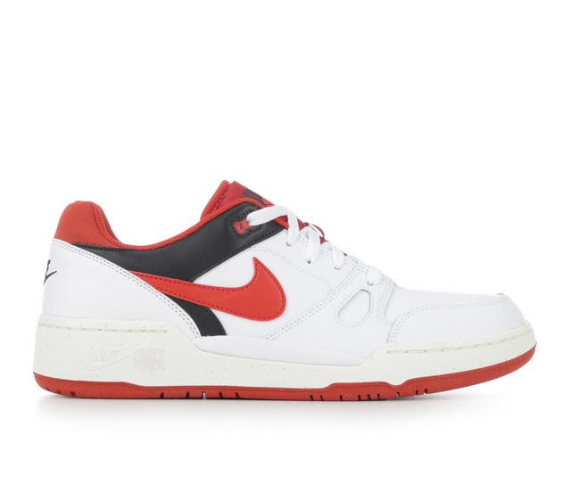 Men's Nike Full Force Sneakers in Wht/Red/Blk 102 color