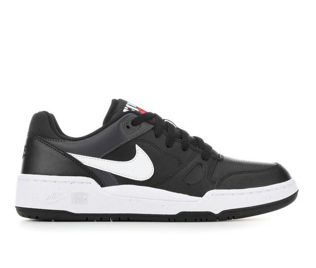 Men's Nike Full Force Sneakers in Black/White 001 color