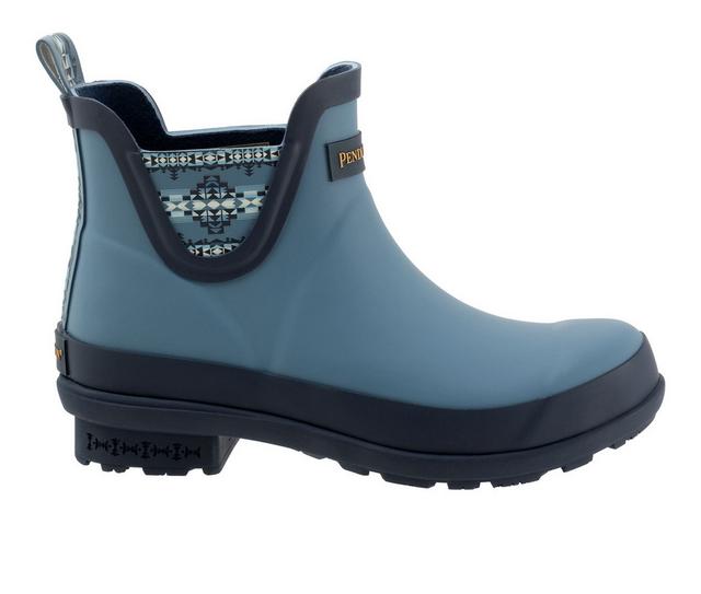 Women's Pendleton Desert Dawn Chelsea Rain Boots in Blue color