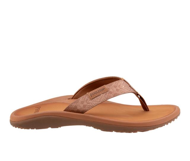 Men's Pendleton Mono Carico Flip-Flops in Tan color