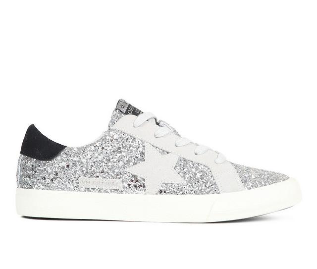 Girls' VINTAGE HAVANA Little Kid & Big Kid Blair Sneakers in Silver Grey Blk color