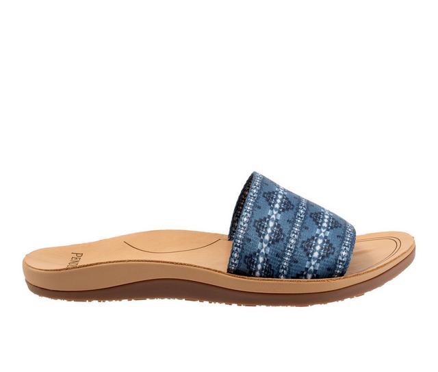 Women's Pendleton Desert Dawn Slide Sandals in Blue color