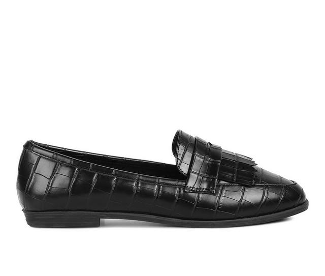 Women's London Rag Peck Loafers in Black color