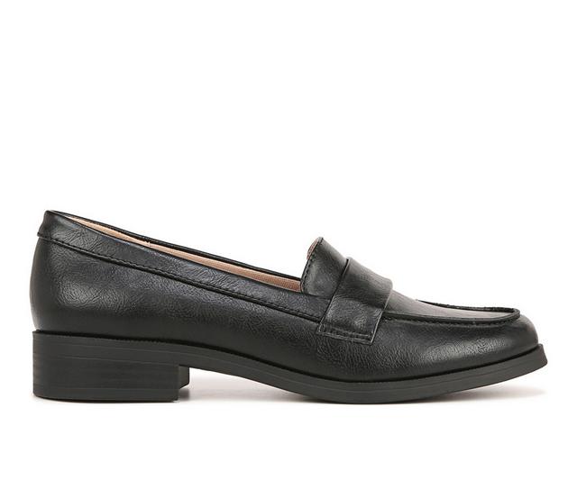Women's LifeStride Sonoma 2 Loafers in Black Smooth color