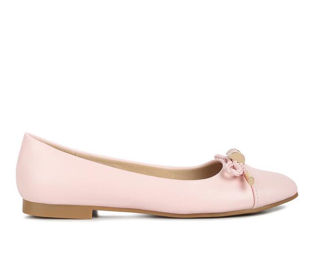 Women's London Rag Moi Flats in Pink color