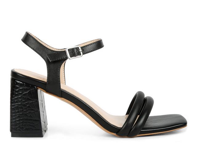 Women's Rag & Co Edyta Dress Sandals in Black color