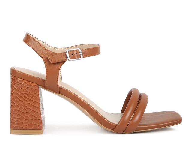 Women's Rag & Co Edyta Dress Sandals in Tan color