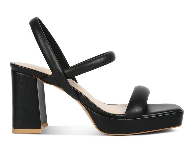 Women's Rag & Co Joslyn Dress Sandals in Black color