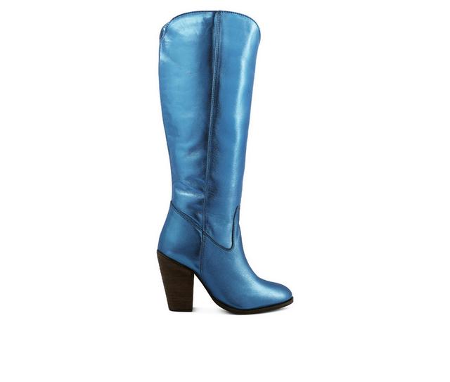 Women's Rag & Co Great Storm Western Boots in Blue color