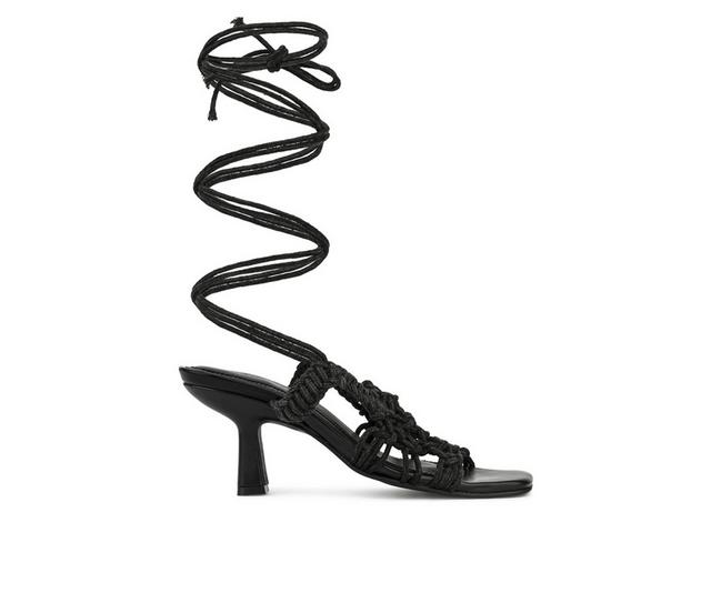 Women's Rag & Co Beroe Dress Sandals in Black color