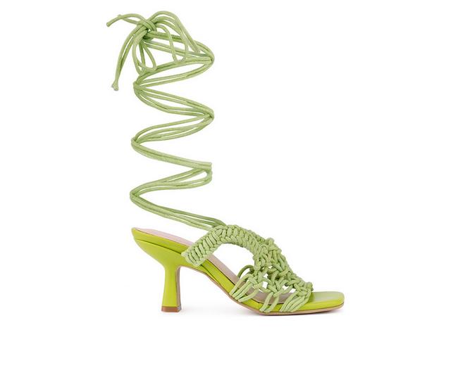 Women's Rag & Co Beroe Dress Sandals in Green color