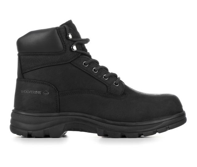 Men's Wolverine 231127 Carlsbad Steel Toe Work Boots in Black color