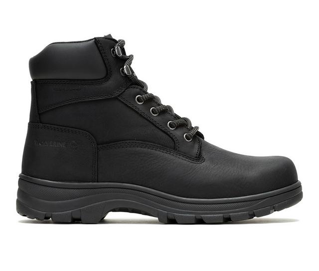 Men's Wolverine 230064 Carlsbad Steel Toe Work Boots in Black color