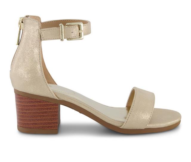 Girls' Kenneth Cole Little Kid & Big Kid Layla Erin Dress Shoes in Pale Gold color