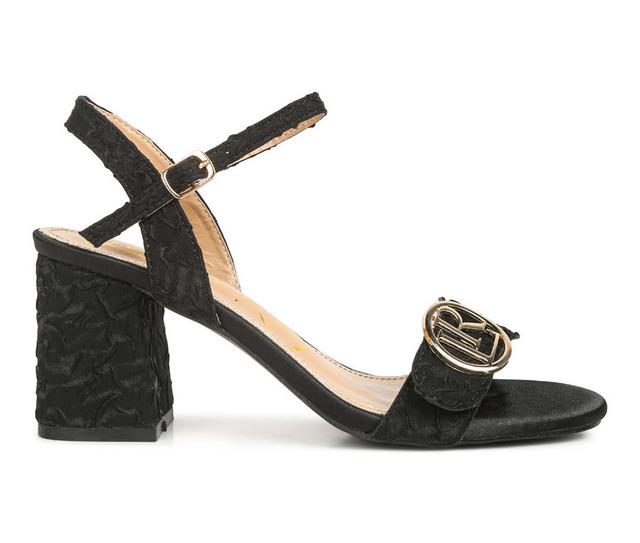 Women's London Rag Chaplet Dress Sandals in Black color