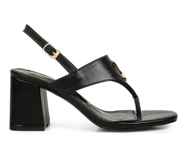 Women's London Rag Monde Dress Sandals in Black color