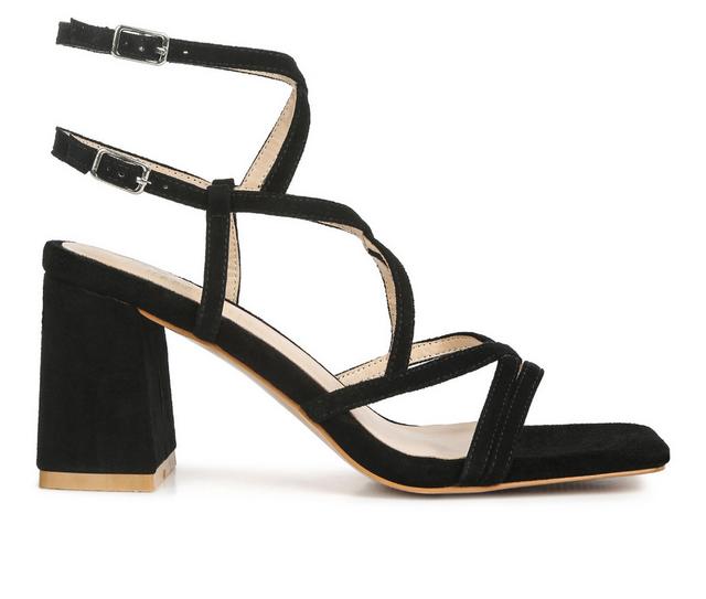 Women's Rag & Co Fiorella Dress Sandals in Black color