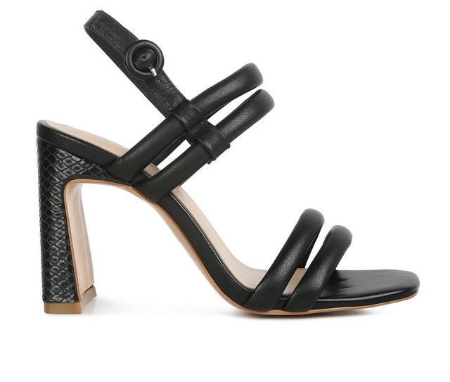 Women's Rag & Co Avianna Dress Sandals in Black color