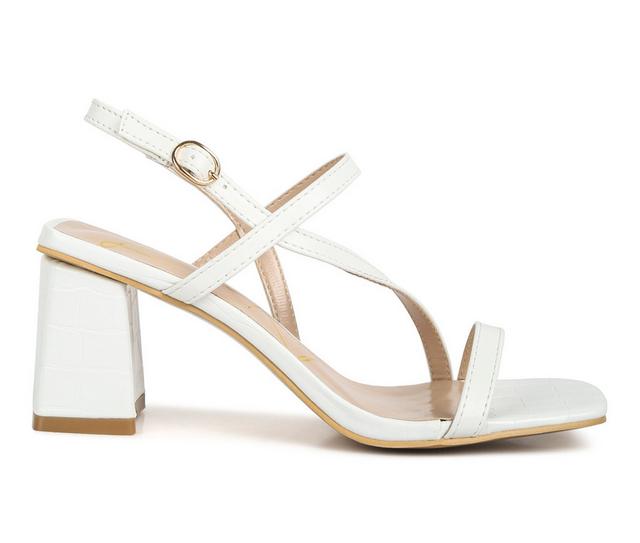 Women's London Rag Effieo Dress Sandals in Off White color