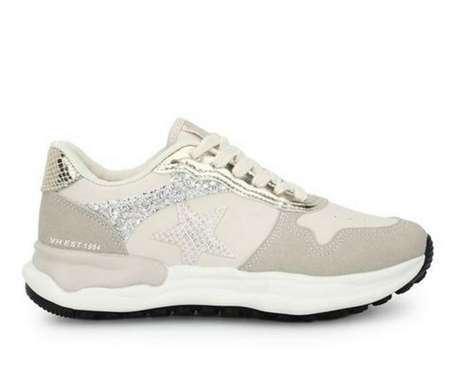 Women's VINTAGE HAVANA Miles Sneakers in Nude Glitter Mu color