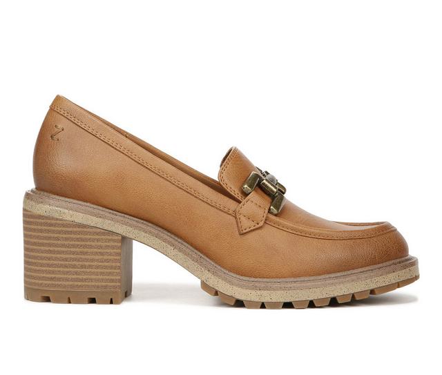 Women's Zodiac Women's Gemma Loafer Shoes in Caramel Brown color