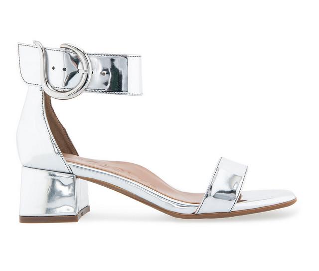 Women's Aerosoles Women's Eliza Dress Sandals in Silver Mirror color
